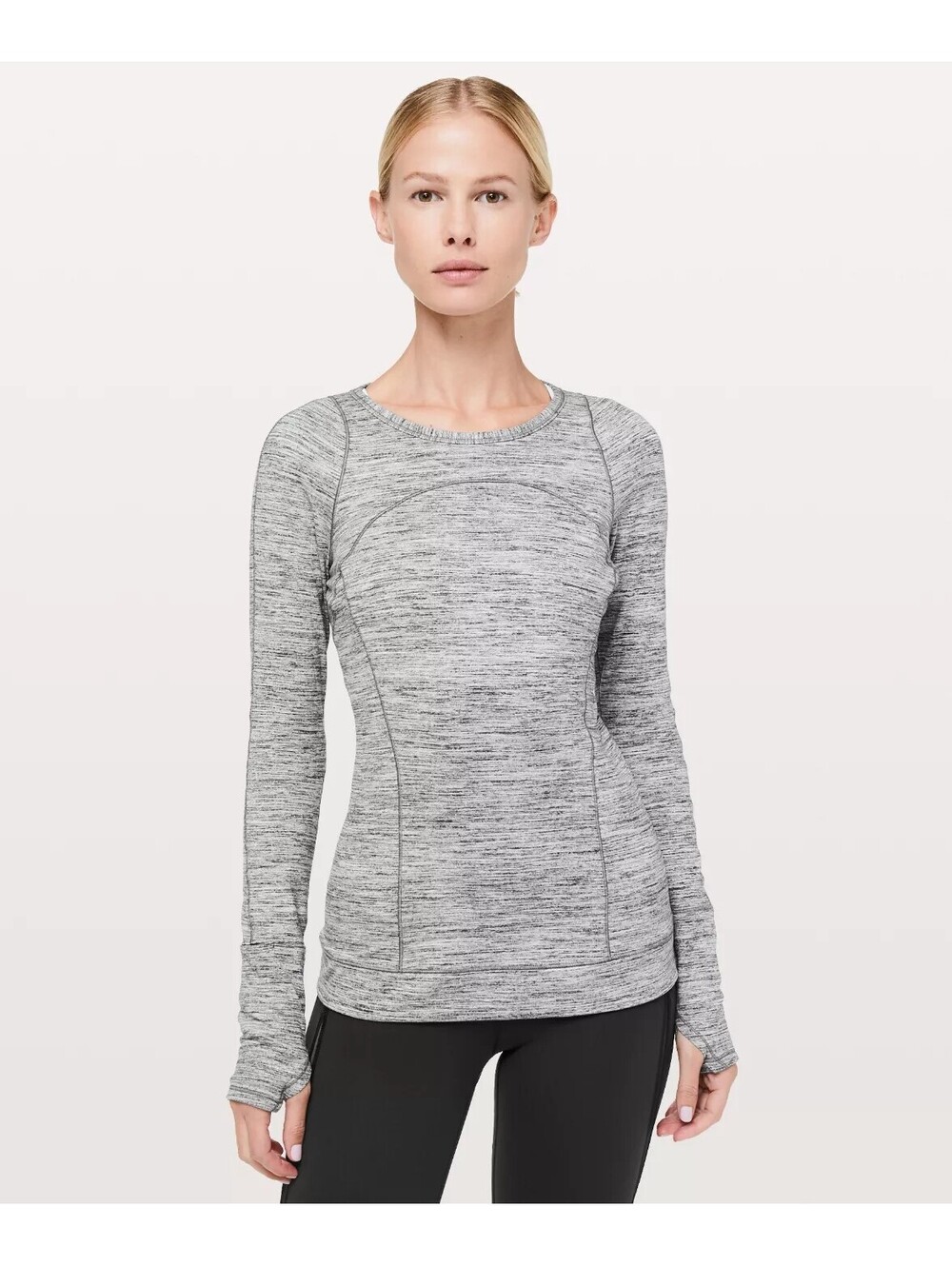Lululemon Cypress Kiss Long Sleeve in Space Gray, Size 8